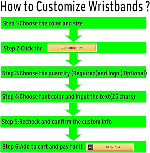 Miniatura 2 de Pulseras de silicona personalizadas a granel de 152550100 unidades, pulseras de silicona personalizables para eventos, apoyo para recaudación de