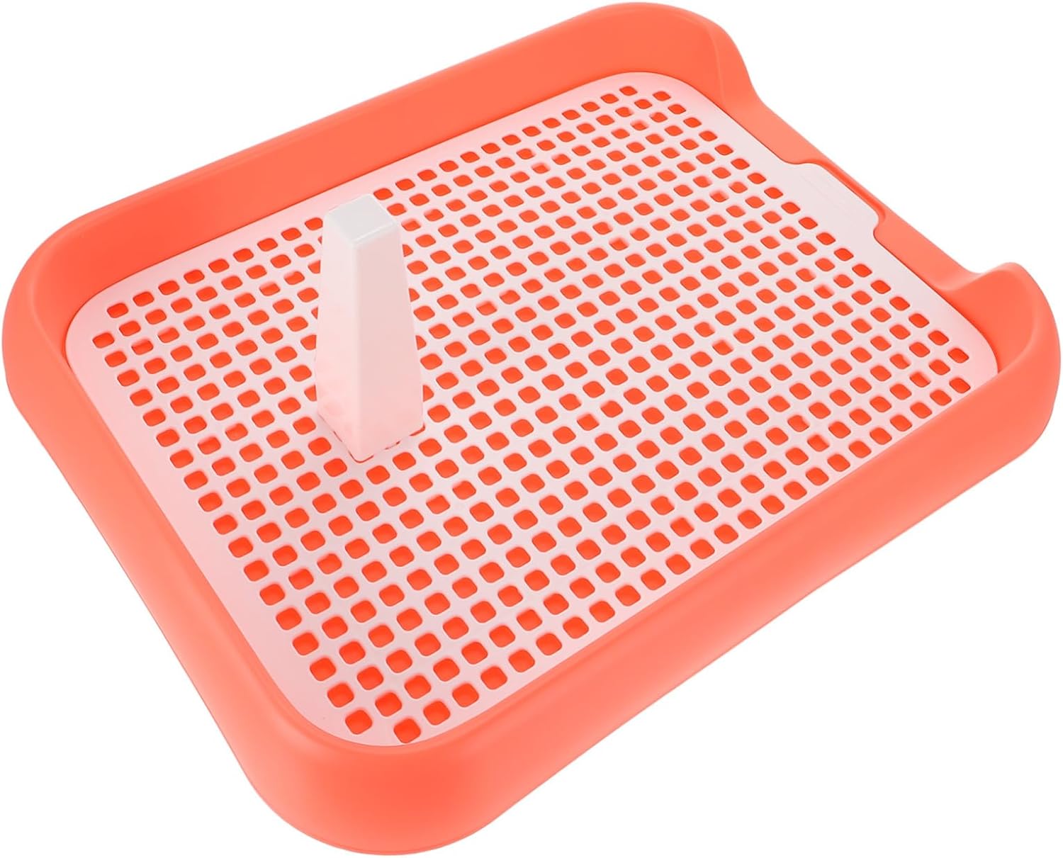Slip Mesh Dog Toilet Tray for Indoor Pet Training Lightweight Plastic Puppy Potty with Design Easy to Clean and Store Small for Small to Dogs