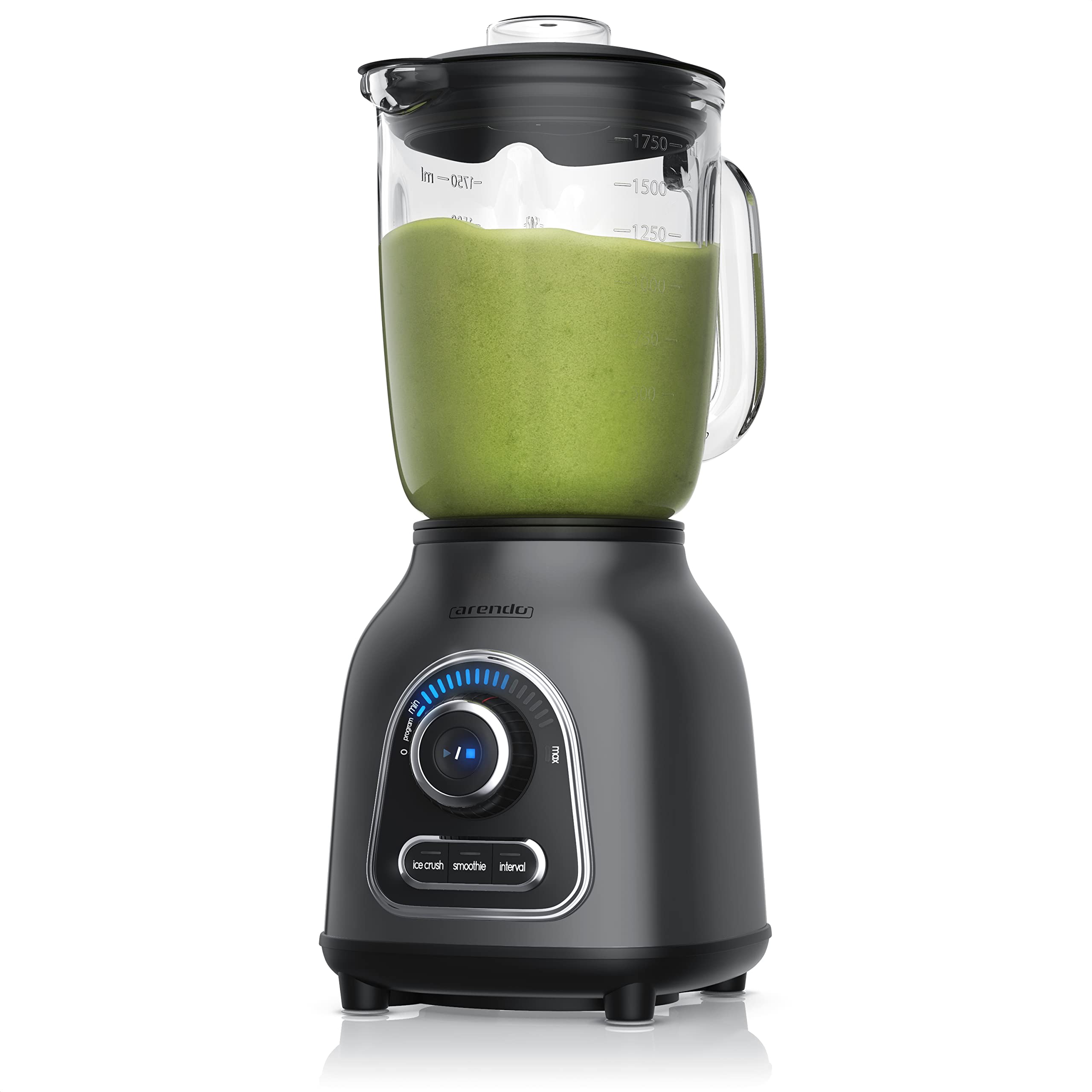 Arendo - Standmixer Edelstahl - Hochleistungsmixer - 1400 Watt - 24.000 U min - Mixer inkl. 1 – Bild 7