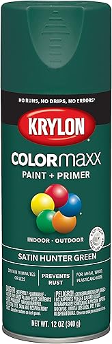 Vista 236 de Krylon - Pintura y primer en aerosol COLORmaxx K05511007, 12 onzas, rojo cereza brillante Cherry Red