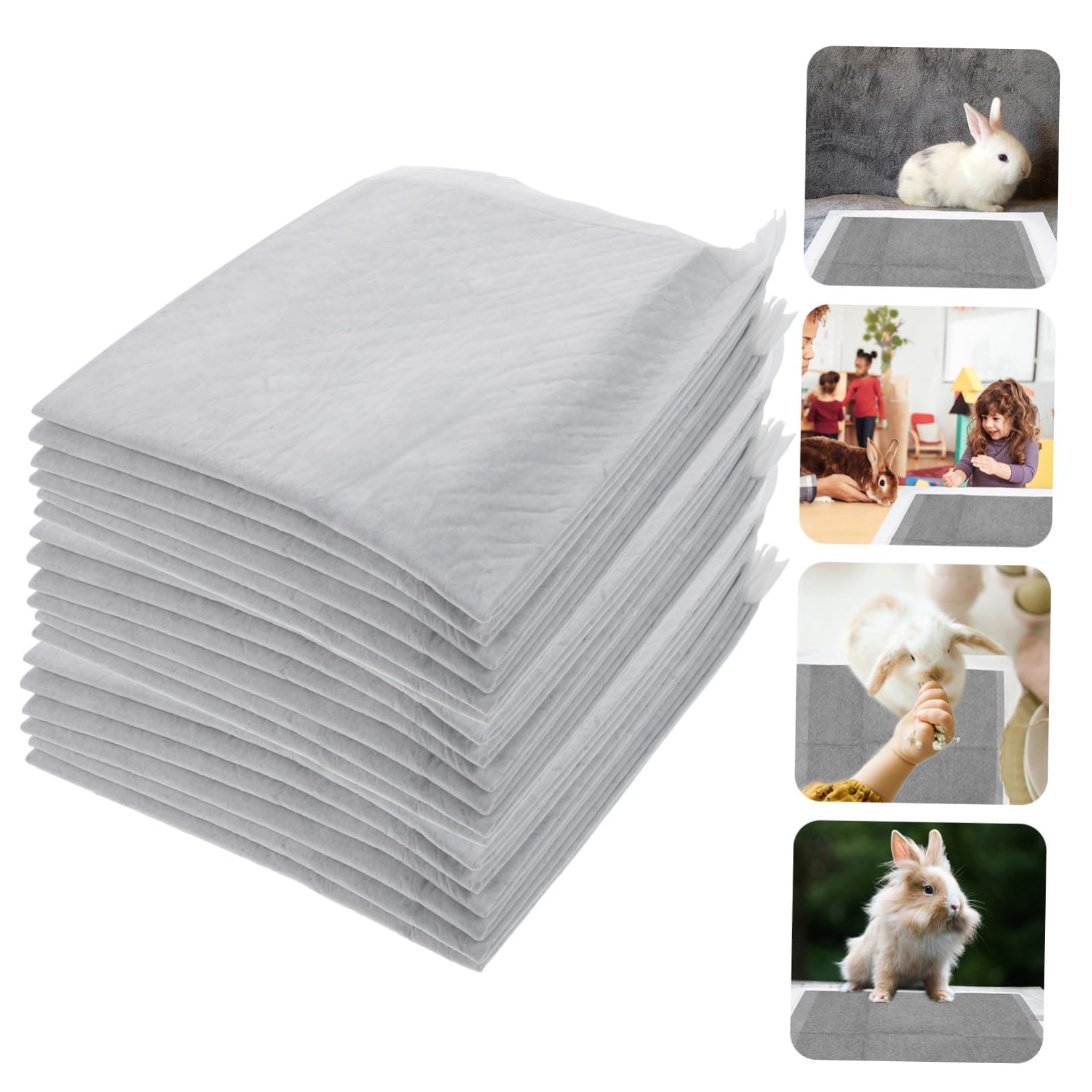 YARNOW Tappetini Assorbenti per Animali per Gabbia 100pezzi