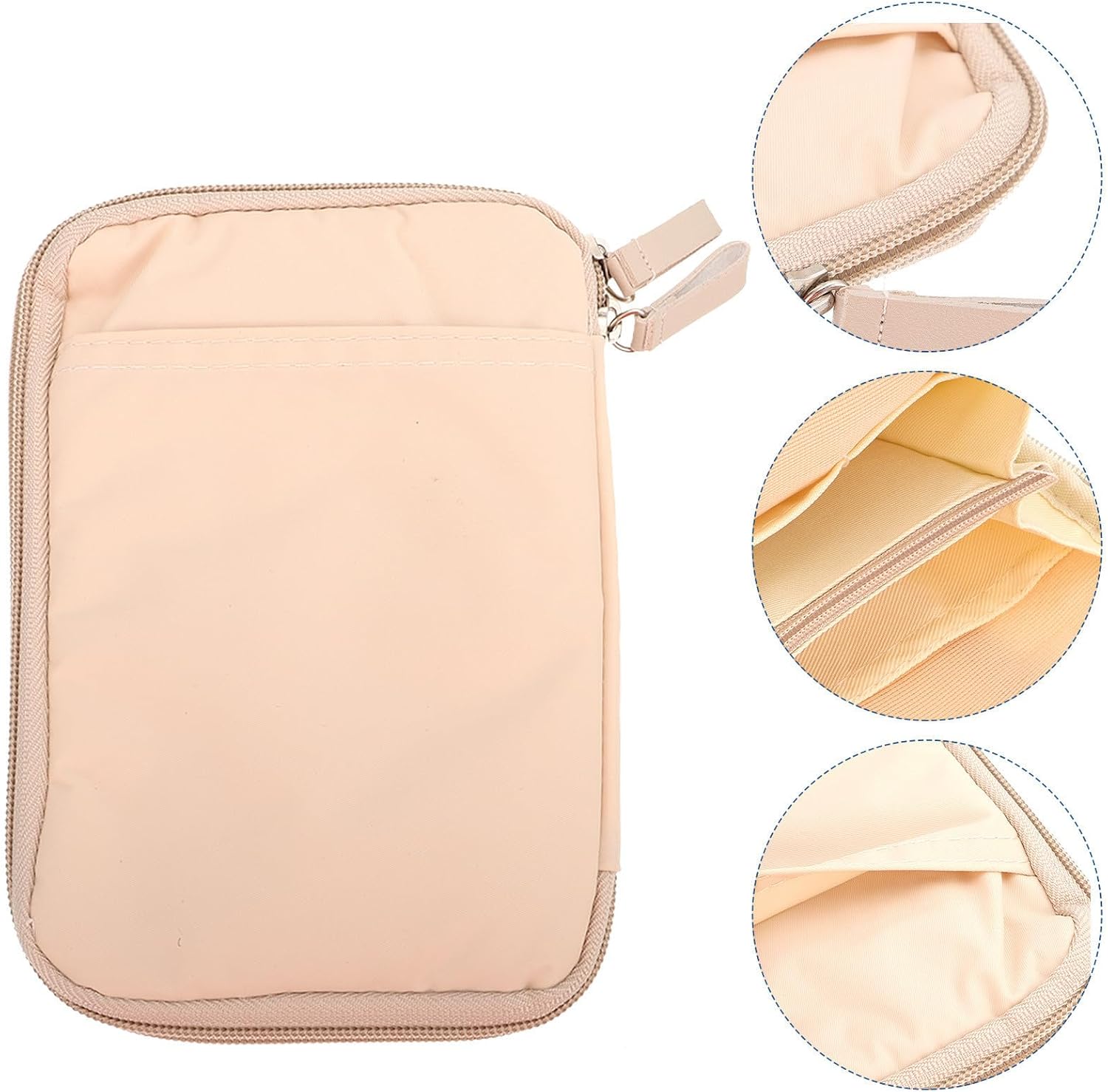 Lightweight Nylon Change Purse for Travel Multi-functional Design, Sturdy Card and Cash Holder, Practical Zipper Coin Purse for Air Tickets and Everyday Use