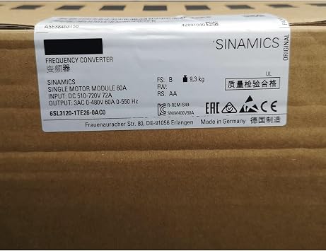1 Pcs 6SL3120-1TE26-0AC0 New in Box 6SL31201TE260AC0 Expediated