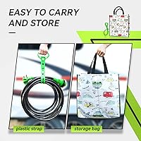 Vista 6 de RVMATE Cable de Extensión de Alimentación Bloqueable para RV de 10 Pies y 30 Amperios con Mango de Enchufe Fácil, TT-30P a L5-30R, Indicador LED, 10