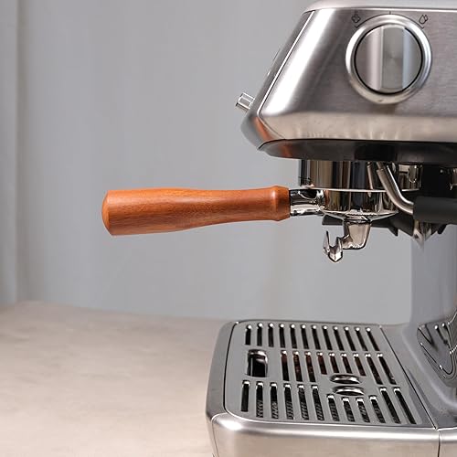 Miniatura 7 de Portafilter - Boquilla doble de 2.126 in compatible con Breville Bambino Plus (BES500)Infusor (BES840XL) con mango de madera