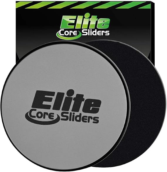 Elite Sportz Equipment Sliders for Working Out, 2 Dual