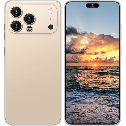 17PROMA X: Snapdragon 8 Gen 3, 16GB RAM + 512GB Storage, Massive 7000mAh Battery, 6.99-inch Display, 68MP + 108MP Camera, Android 15, 5G, Dual SIM - Superior Performance！ (Yellow-zhongzi)