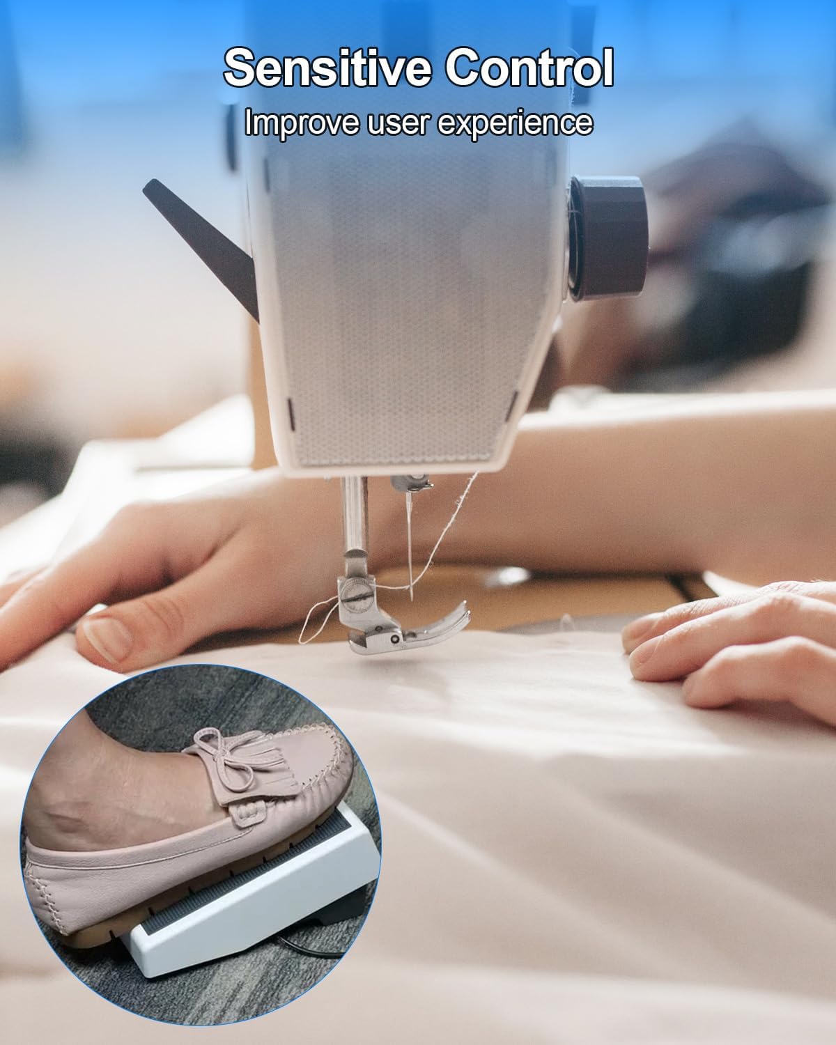 Foot Control Pedal Fit for Bernina Activa Virtuosa Artista Aurora B Series Models Such as B435 B480 B535 B580 B770QE B790 B880 Sewing Machines Replace 0079887001