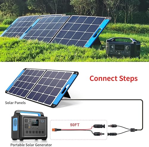 Miniatura 6 de Cable solar a XT60i de 12AWG de 50 pies 2 10 25 35 50 75 100 pies de conector solar a XT60i cable adaptador para estación de energía portátil