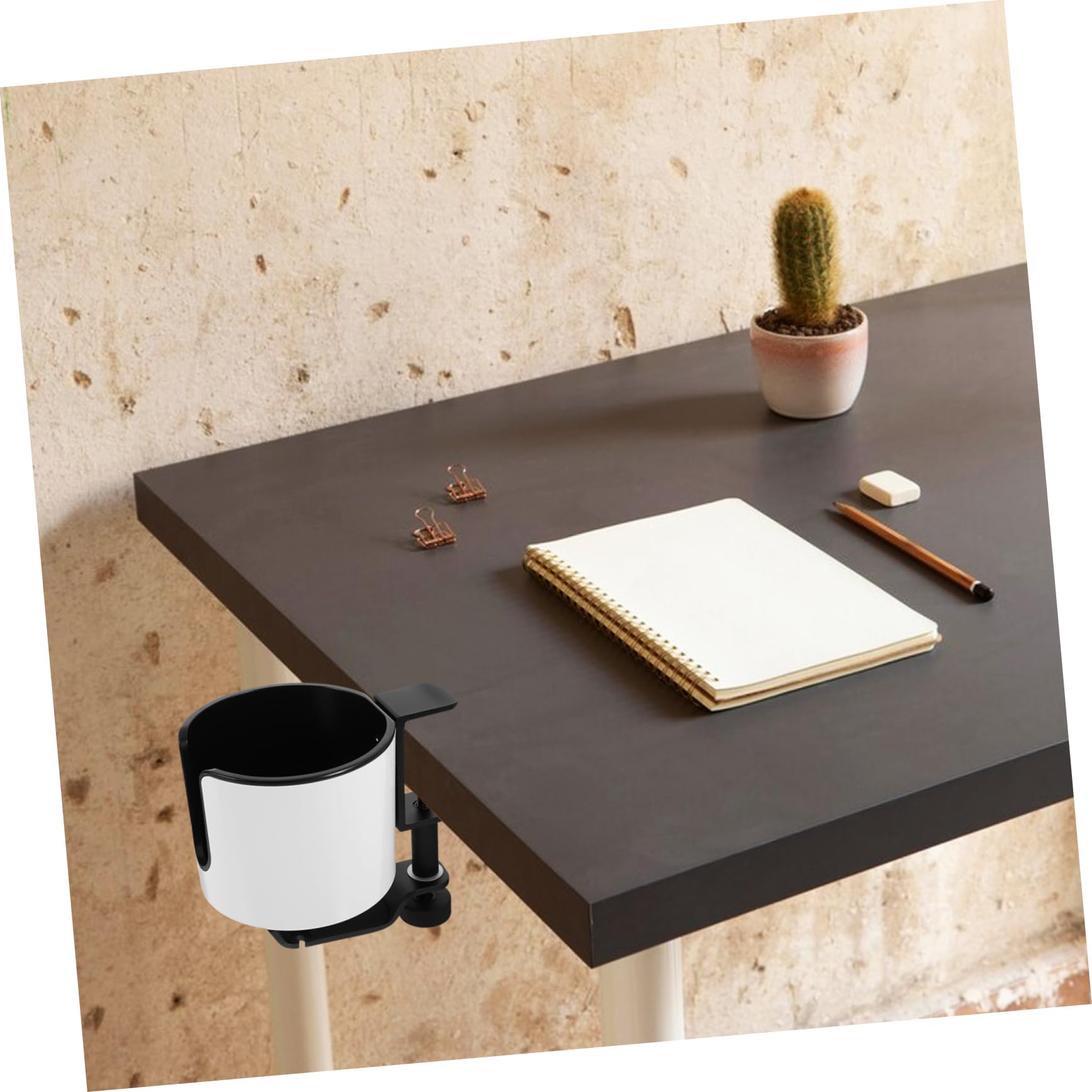 Support Casque Audio et Porte-gobelet de Bureau en Alliage D'aluminium