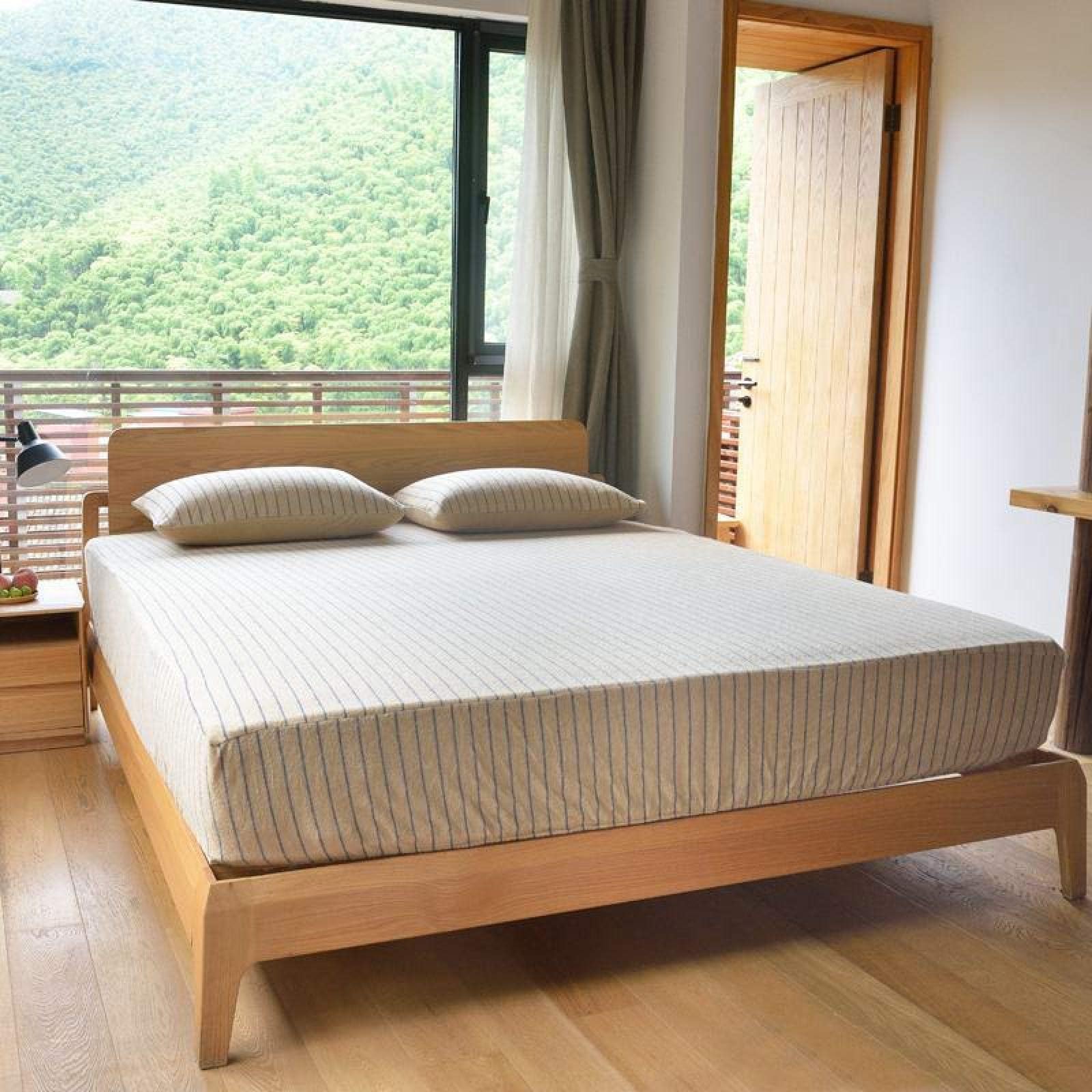 Sleepdown Fitted Sheet Super Soft Easy Care Polycotton Bed Linen 120x200+30cm