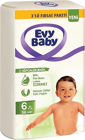 Evy Baby Bezi Xl 3'lü Fırsat 56 Adet