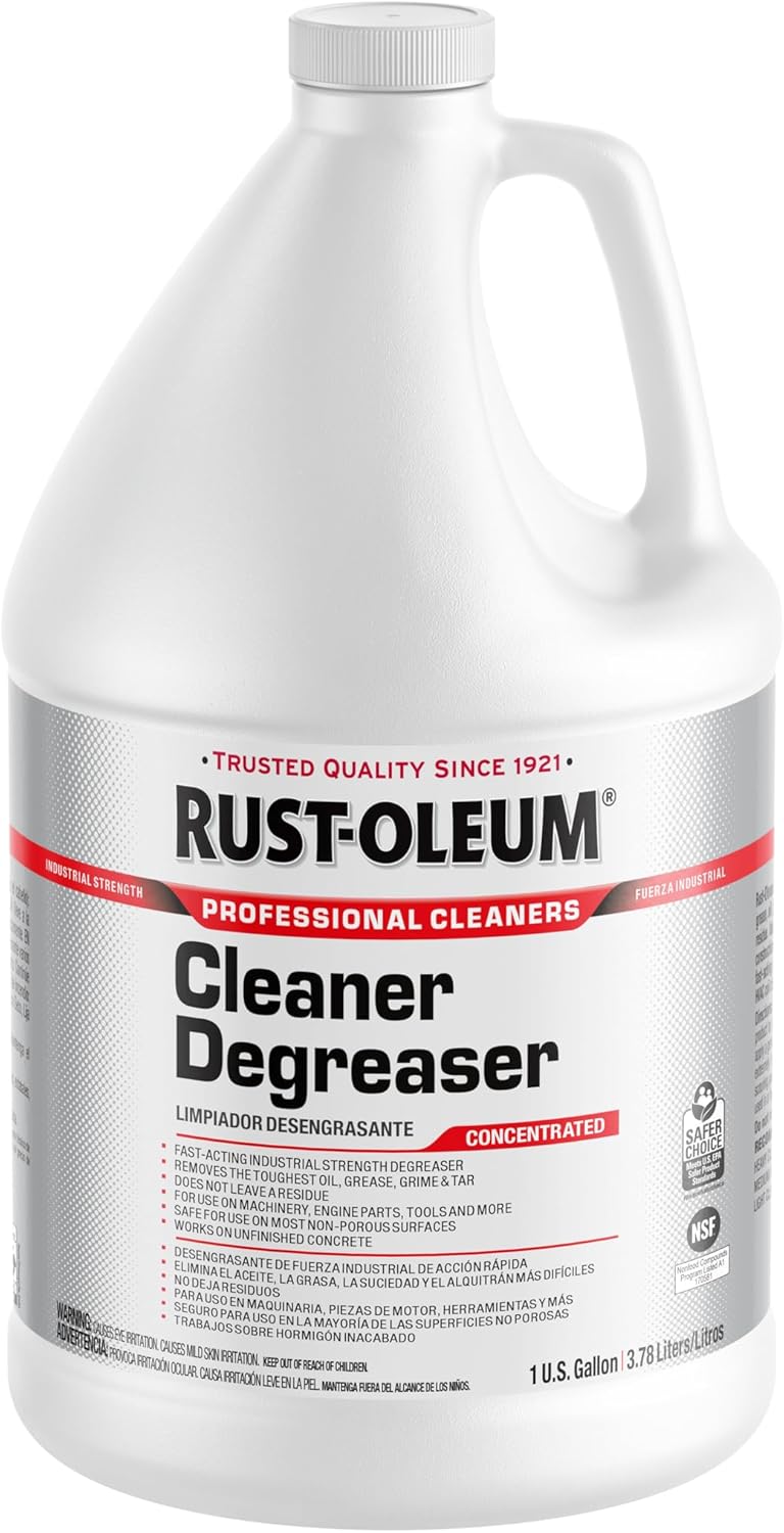 Rust-Oleum Professional Cleaners Cleaner Degreaser | 1 Gallon (128oz) | Professional Strength Concentrate | 4 Pack