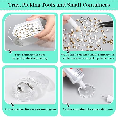 Miniatura 6 de B7000 - Pegamento transparente con punta de precisión, B-7000 pegamento adhesivo de cuentas de joyería de viscosidad media con lápiz digital 3