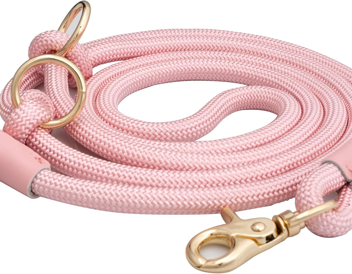 Hands Free Dog Leash 7FT, Nylon Rope Waist Leash for Dog Walking Running