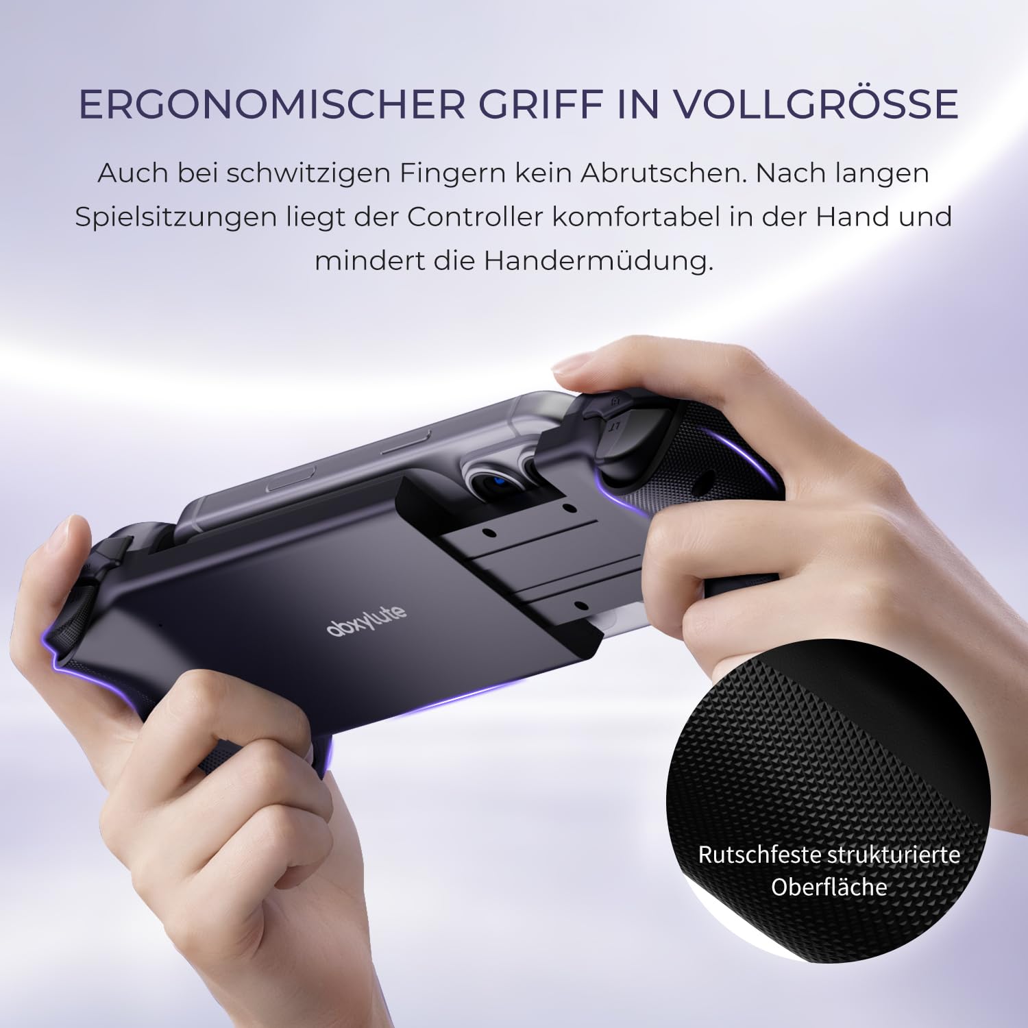 S8 Lite Typ-C Mobile-Gaming-Controller für iPhone Duo/15/16/17/18 Pro Max/iPad Mini 6/7, Android-Smartphones,Tablets,Tragbarer Gamepad mit Hall-Joystick/Trigger anpassbaren Tasten & Tastenbelegung