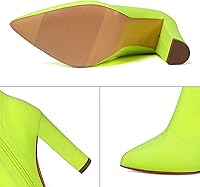 Vista 3 de Thigh High Boots for Women Chunky High Heel Over The Knee Boots Stretch Pointed Toe GO GO Knee High Boot