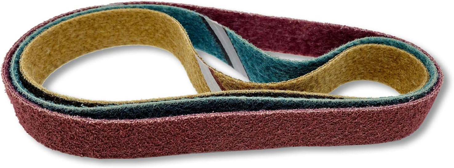 Red Label Abrasives 2 X 42 Inch Non Woven Surface Conditioning Sanding