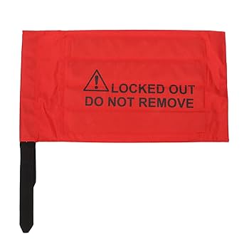 Wear-Resistant Safety Lockout Bag With Warning Signs For Vehicle Controllers | UK