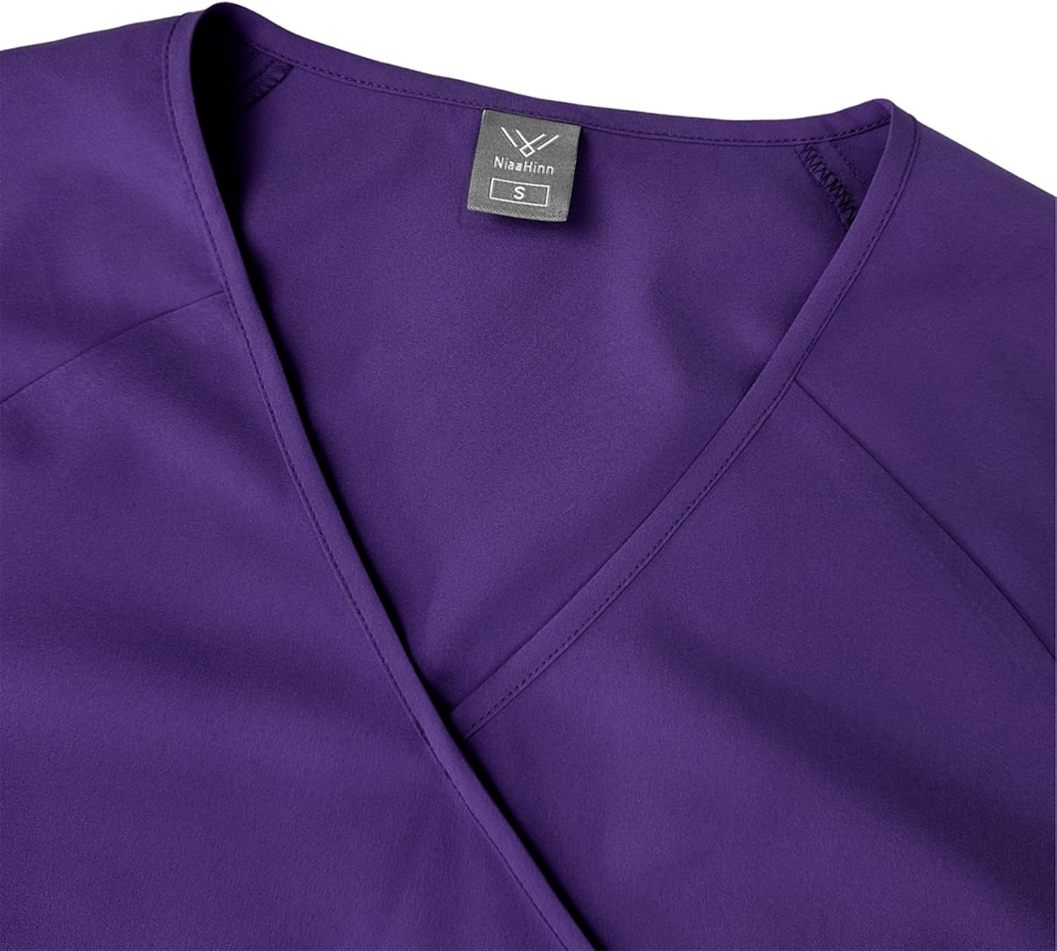2 Pieces Wide Leg Scrub Set Medical Yoga Plus Size Wide Leg Jogger Stretch Scrubs for Women Set