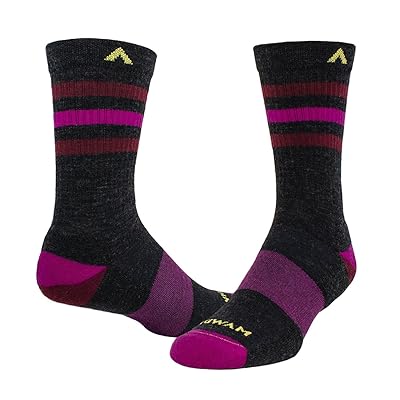 Wigwam Super Stripe Mid Crew Quarter Length Socks Shoes Oxford
