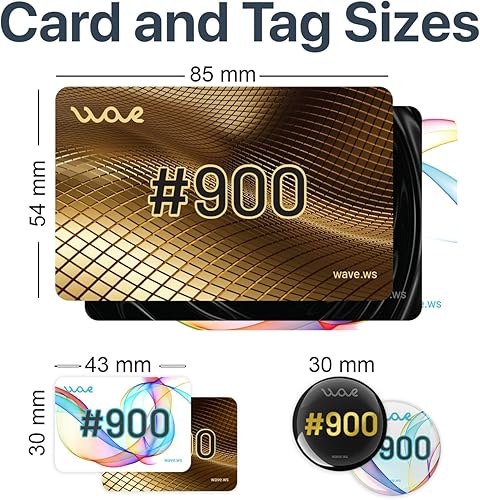 Miniatura 5 de Paquete de 7 tarjetas de visita digitales y etiquetas inteligentes, sin límites de suscripción o aplicaciones, sin tarifas de actualización ocultas,