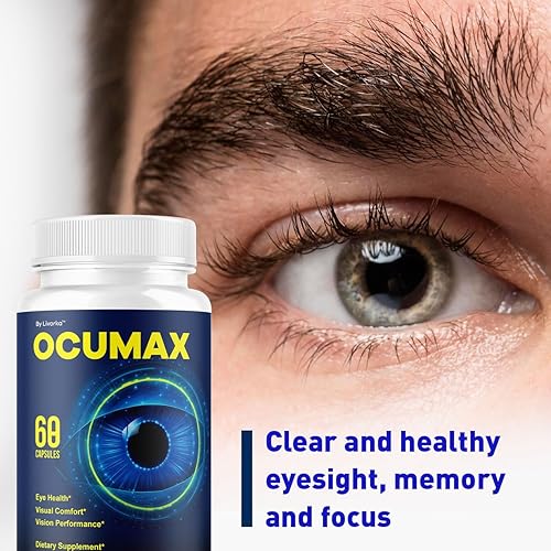 Miniatura 5 de OcuMax Cápsulas OcuMax OcuMax OcuMax Advanced - Píldoras oficiales de apoyo para la salud ocular avanzada de máxima fuerza, suplemento totalmente