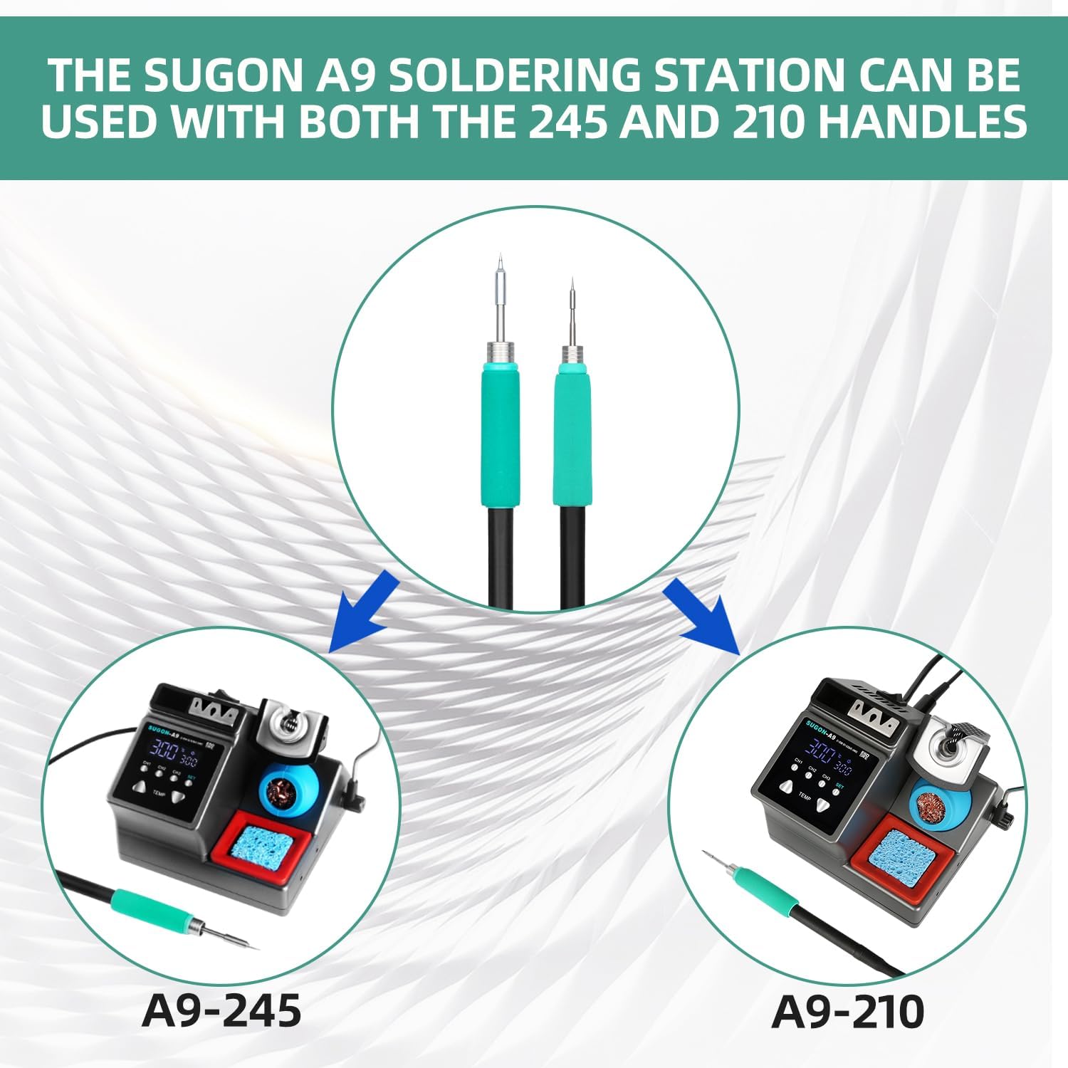 HengTianMei SUGON A9 210 Soldering Handle for A9 Precision Soldering Iron Station