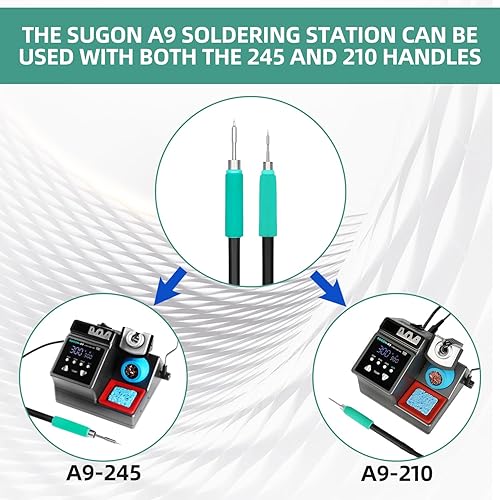 Miniatura 3 de HengTianMei SUGON A9 210 Mango de soldadura para estación de soldadura de precisión A9