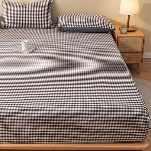 Miniatura 3 de CLOTHKNOW Juego de sábanas color naranja quemado, tamaño Queen, 4 piezas, juego de sábanas óxido, 1 sábana bajera, 1 sábana encimera con 2 fundas de