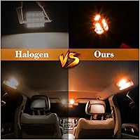 Vista 3 de 24 Pieces Dome Light LED Car Interior Bulb Kit Set 194 T10 DE3175 578 31mm 42mm Bulbs Interior Replacement Lights for Car Map License Plate Door