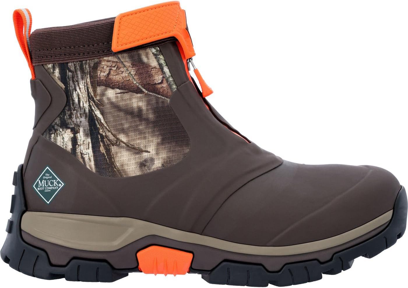Muck Boots Apex Mid Zip Wellingtons Black/Dark Shadow