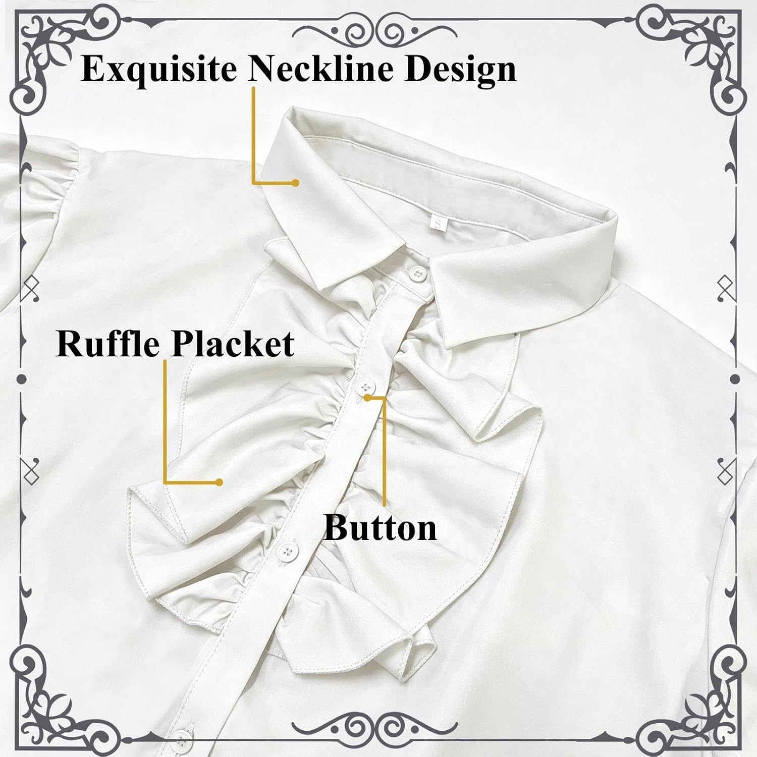 Mens Victorian Shirt Vampire Pirate Colonial Medieval Ruffle Frilly Tops