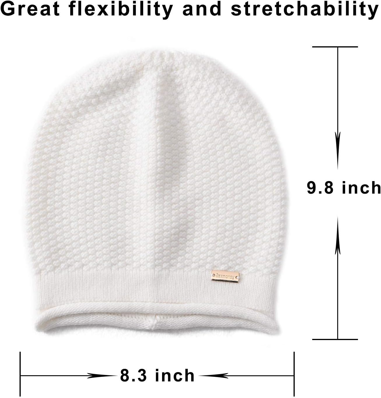 jaxmonoy Slouchy Beanies for Women Winter Soft Warm Hat Skull Cap Ladies Slouch Knitted Beanie Knit Hat for Women - Image 3