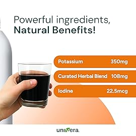Univera km, Liquid Potassium Supports, 32 fl oz (1PK), Body\'s pH Blood Balance, Original Karl Jurak fomula, Earthy Taste (30-Day Supply)