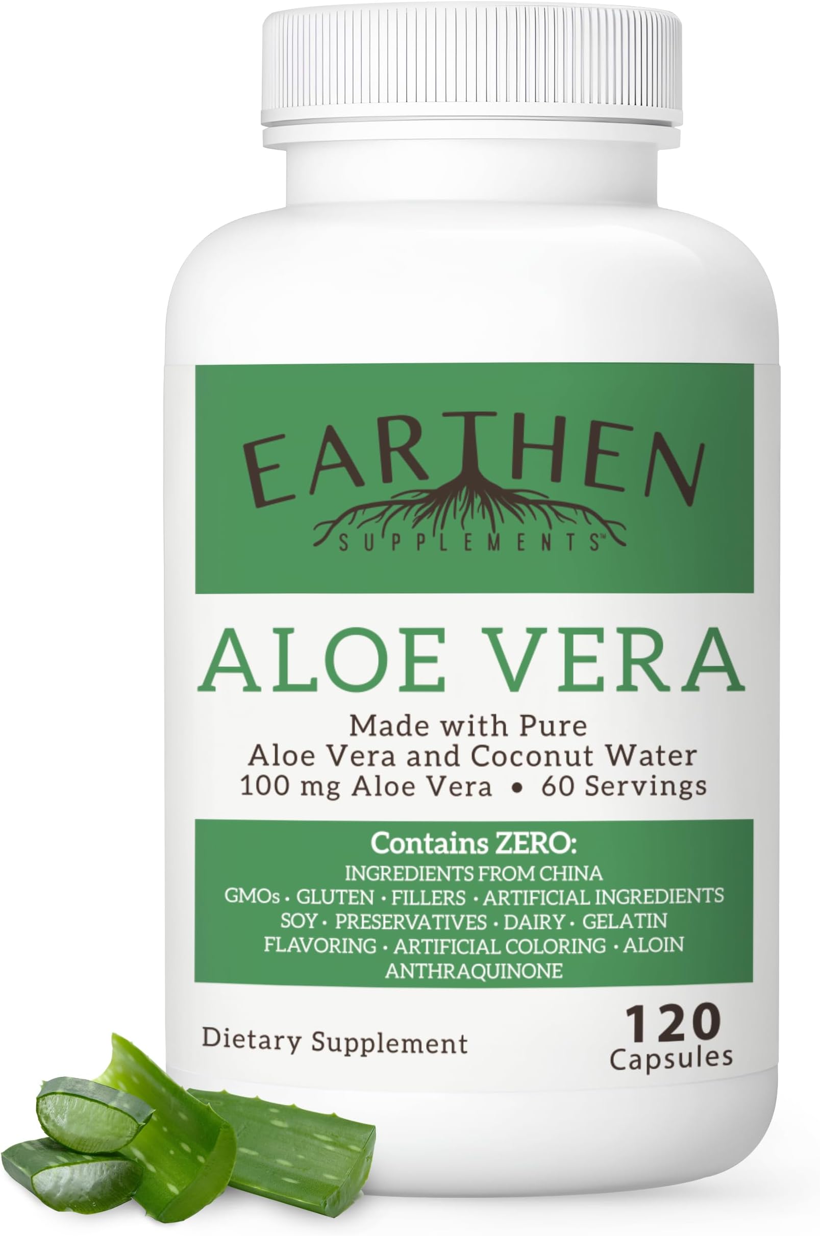 Aloe Vera Supplement | Made with Organic Ingredients | RAW All Natural | Non-GMO