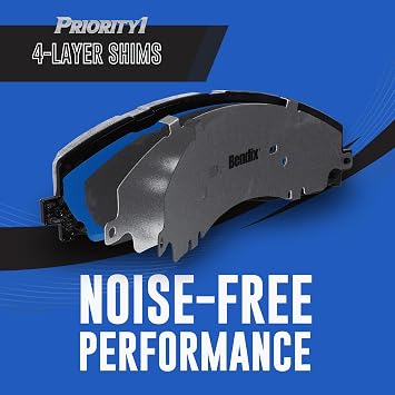 Bendix Priority1 CFC1623 Ceramic Front Brake Pads for Mazda CX-5 2013-2024