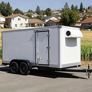 Mobile Food Refrigerated Trailer, Luxury Mobile Refrigerator, Suitable for Selling Fresh Food, Vegetables, Shrimp, Ice Cream, Commercial Mobile Cold Storage for Sale