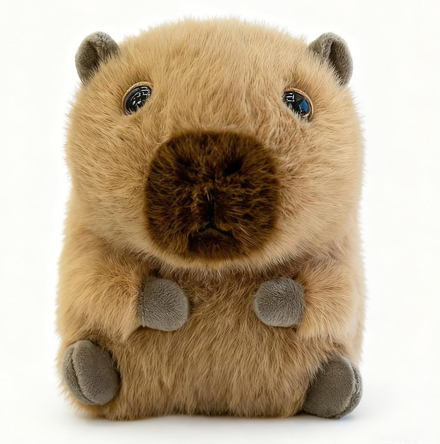 Cute Capybara Stuffed Animal Plush, 5 Inch Small Capybara Plush Toy for Car Dashboard, Office Desk & Home Decor, Soft Lightly Scented Plush Gift