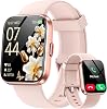 Reloj Inteligente para Mujer, Pantalla HD de 1.85" Compatible con iPhone/Samsung/Android (Recibe/Haz), Seguimiento de Fitness con Monitor de Ritmo Cardíaco/Sueño/SpO2, Sumergible 3ATM, Más de 120 Modos Deportivos, Alexa 1