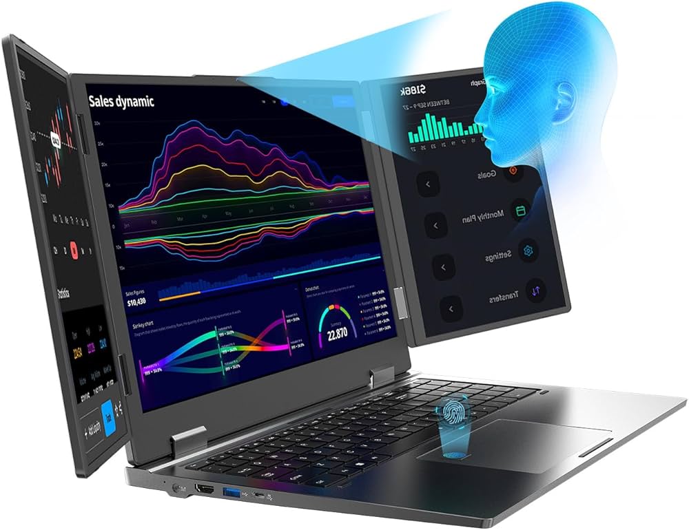 WEY ノートパソコン 顔認識 画面拡張 3画面　第十二世代 Core i7 Amazon.co.jp: WEY ノートパソコン 顔認識 画面拡張 3画面 第十二世代