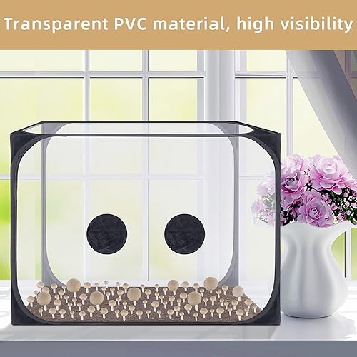 Miniatura 5 de Watayo Caja de aire de 355 x 235 x 235 pulgadas caja de aire para cultivo de hongos kit de tienda de campaña portátil para cultivo de hongos para