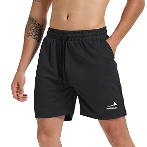 Mens Workout Shorts Gym Running Training Athletic Short Quick Dry Outdoor Shorts