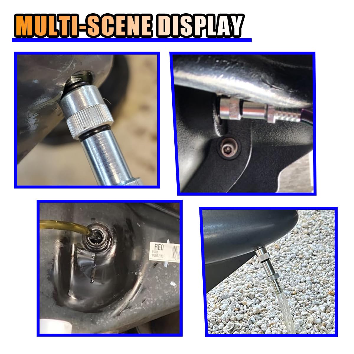 Transmission Fluid Transfer Pump Kit - Manual Pump With Hose & Adapters For Oil, Gear Oil, Coolant