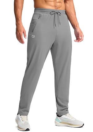 G Gradual Mens 30 32 34 36 Inseam Tall Sweatpants with Zipper Pockets Stretch Long Joggers Athletic Workout