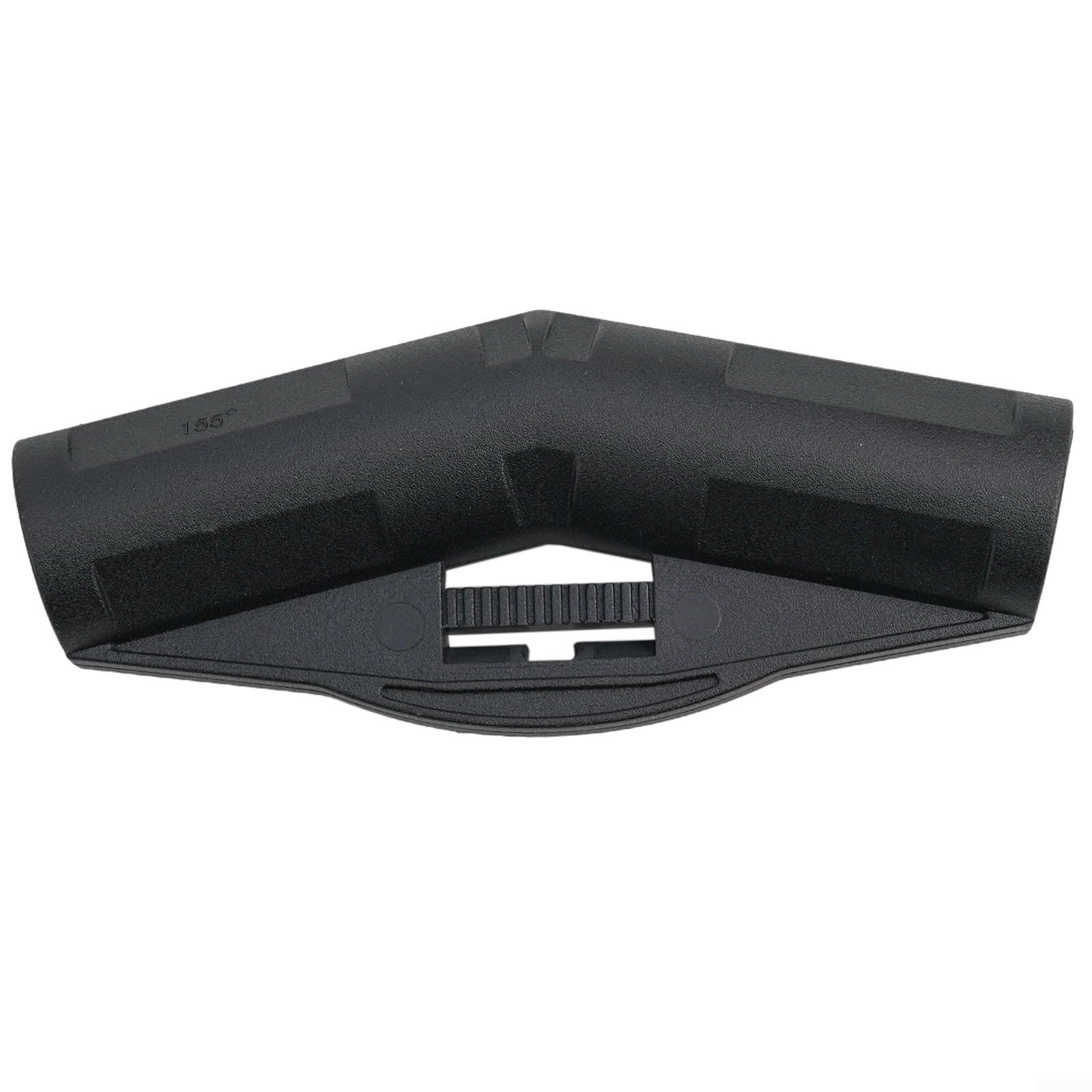 Lot de 10 raccords de fixation en plastique pour tente de camping - Accessoires de réparation pour tige de support incurvée - Noir (40,6 x 24,9 cm)