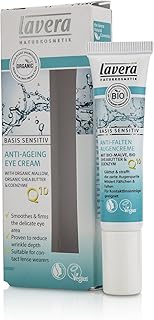 Lavera Anti-Ageing Eye Cream Q10 ˆ™ Reduces Signs Of Premature Aging ˆ™ Vegan œ” Organic Skin Care œ” Natural & Innovative Cosmetics œ” 15ml