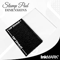 Vista 4 de Bloc de sellos premium de gran tamaño 4" x 7" - para sellos de goma tradicionales - color negro, Negro