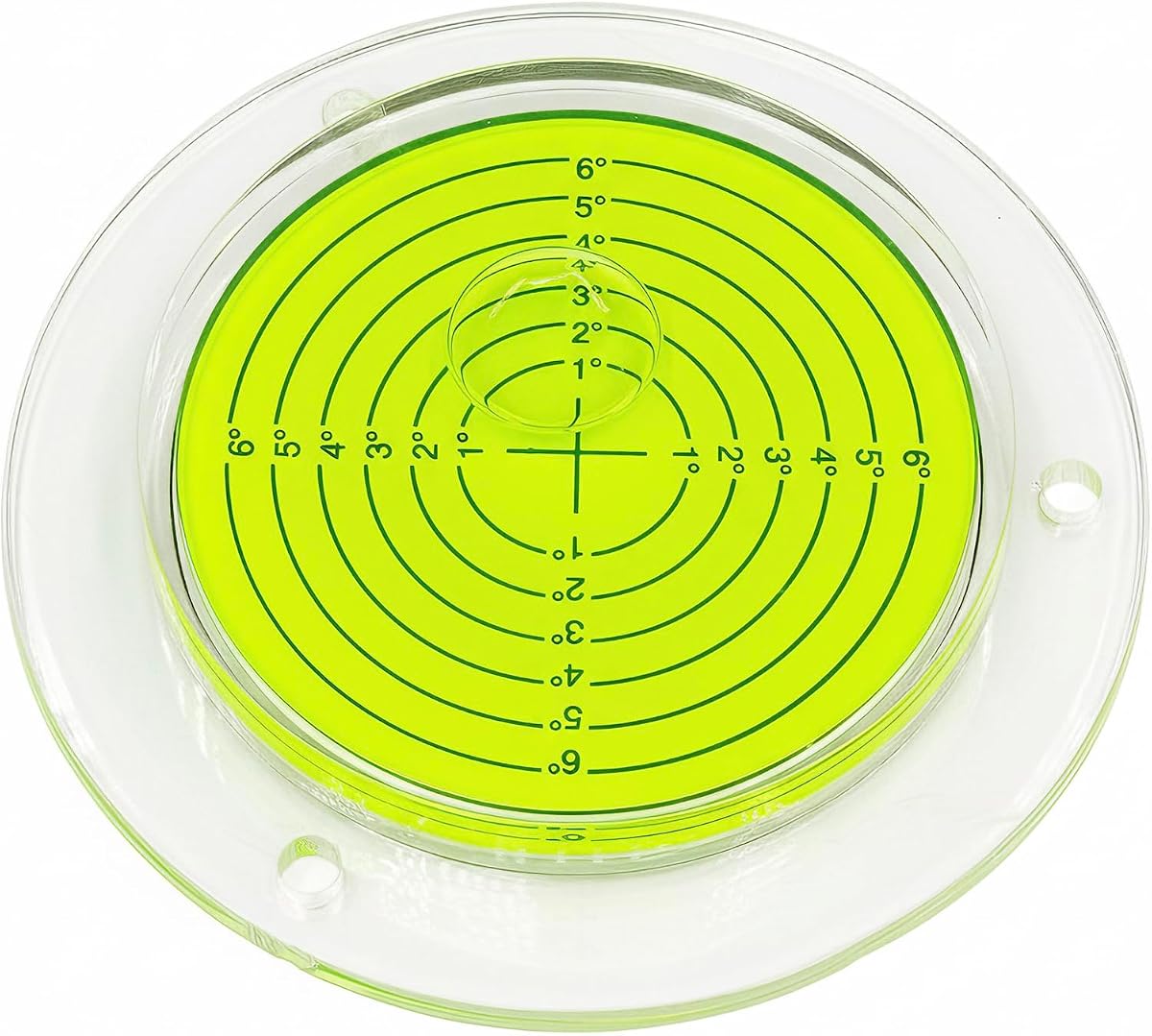 Chiloskit Round Bubble Spirit Levels RV Levelers, 4" Big RV Standard Levels Leveling Bubble Tools for Tripod,Travel Trailer, Turntable, Camera, Tripod