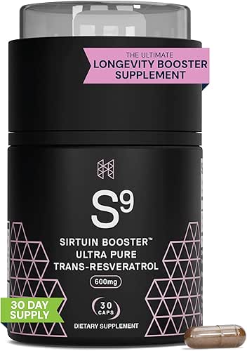 HPN Nutraceuticals SIRTUIN, 98% Ultra Pure Trans-Resveratrol Extract, Sirtuin Activator,